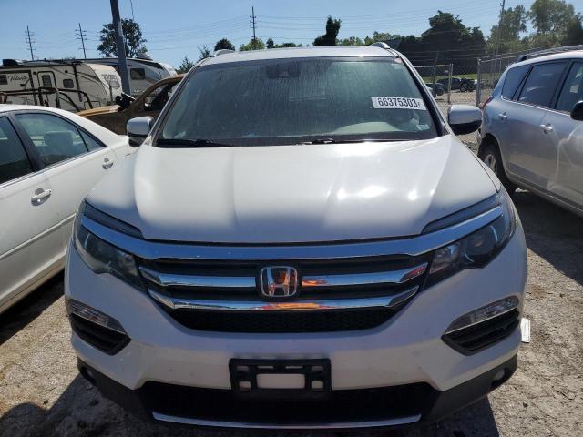 5FNYF6H98JB070064 - 2018 HONDA PILOT TOURING WHITE photo 5