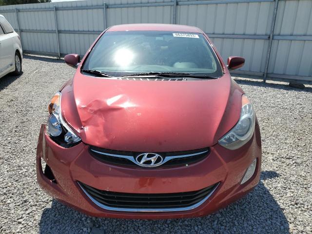 5NPDH4AEXDH388245 - 2013 HYUNDAI ELANTRA GLS RED photo 5