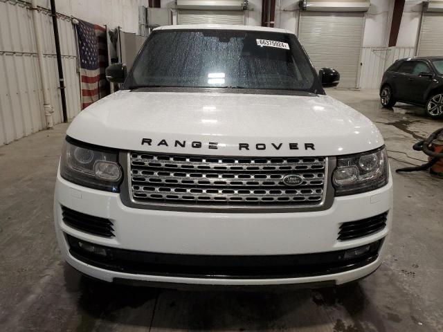 SALGV2TFXFA234167 - 2015 LAND ROVER RANGE ROVE AUTOBIOGRAPHY WHITE photo 5