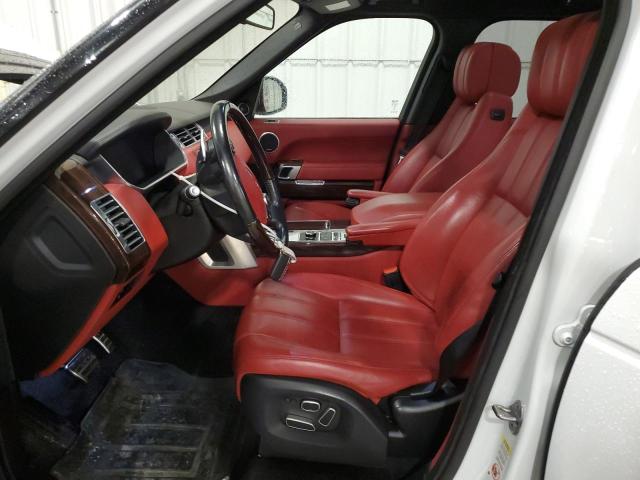 SALGV2TFXFA234167 - 2015 LAND ROVER RANGE ROVE AUTOBIOGRAPHY WHITE photo 7