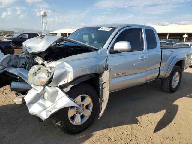 5TETU62N48Z509243 - 2008 TOYOTA TACOMA PRERUNNER ACCESS CAB SILVER photo 1