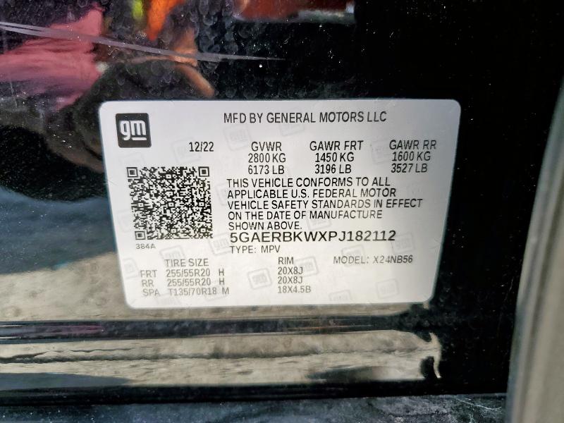 5GAERBKWXPJ182112 - 2023 BUICK ENCLAVE ESSENCE 黑色 照片 13