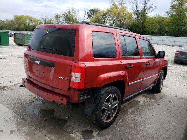 1J4FF48B69D173737 - 2009 JEEP PATRIOT LIMITED RED photo 3