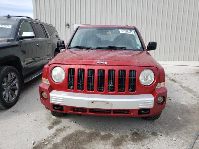 1J4FF48B69D173737 - 2009 JEEP PATRIOT LIMITED RED photo 5