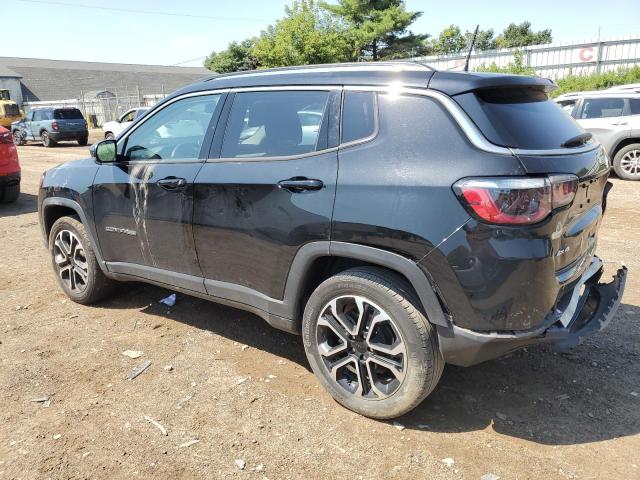 3C4NJDCB7NT160930 - 2022 JEEP COMPASS LIMITED BLACK photo 2