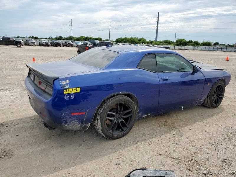 2C3CDZFJ0MH521506 - 2021 DODGE CHALLENGER R/T SCAT PACK BLUE photo 3