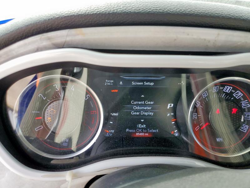 2C3CDZFJ0MH521506 - 2021 DODGE CHALLENGER R/T SCAT PACK BLUE photo 9