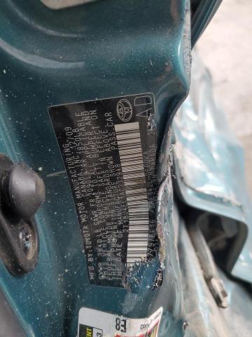 2T1BU4EE1AC332948 - 2010 TOYOTA COROLLA BASE BLUE photo 13