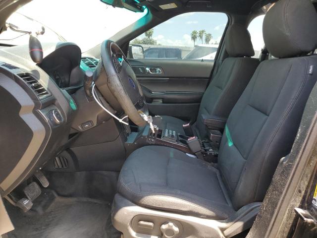 1FM5K8AR8HGB92925 - 2017 FORD EXPLORER POLICE INTERCEPTOR შავი ფოტო 7