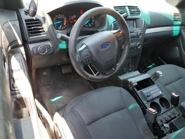 1FM5K8AR8HGB92925 - 2017 FORD EXPLORER POLICE INTERCEPTOR შავი ფოტო 8