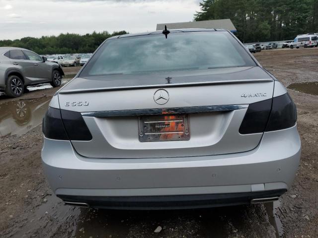 WDDHF9AB9BA444843 - 2011 MERCEDES-BENZ E 550 4MATIC SILVER photo 6