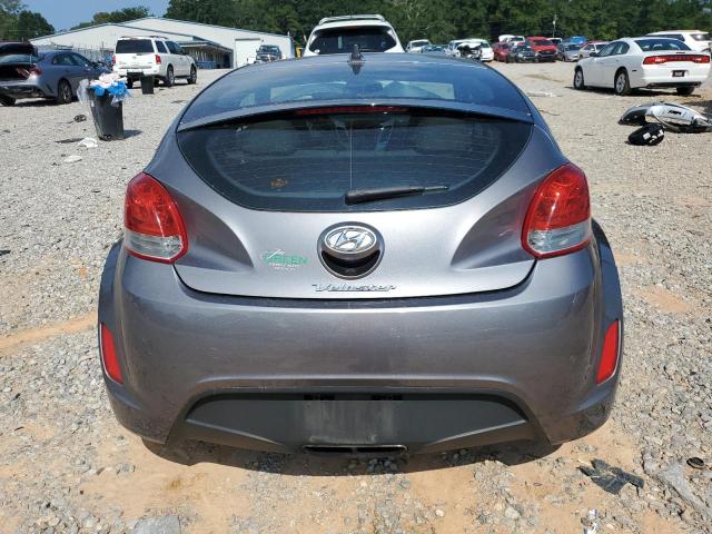 KMHTC6AD7CU028864 - 2012 HYUNDAI VELOSTER GRAY photo 6