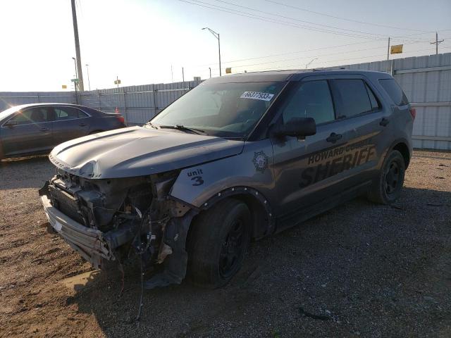 1FM5K8AT3GGC91825 - 2016 FORD EXPLORER POLICE INTERCEPTOR 灰色 照片 1