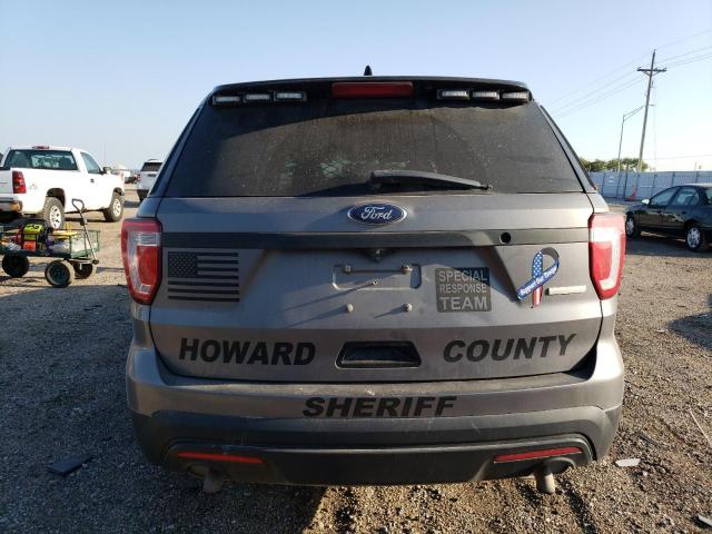 1FM5K8AT3GGC91825 - 2016 FORD EXPLORER POLICE INTERCEPTOR 灰色 照片 6