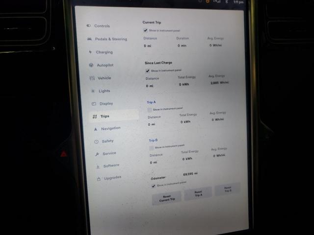 5YJSA1E26GF169327 - 2016 TESLA MODEL S Մոխրագույն լուսանկար 9