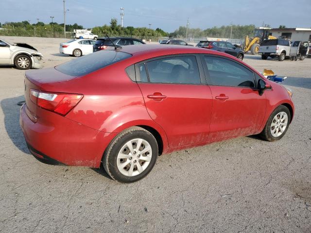 KNADM4A32F6496623 - 2015 KIA RIO LX RED photo 3