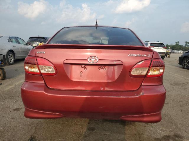 2T1BR32E14C224009 - 2004 TOYOTA COROLLA CE წითელი ფოტო 6