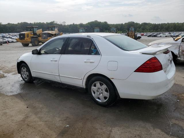 1HGCM55437A078370 - 2007 HONDA ACCORD LX WHITE photo 2