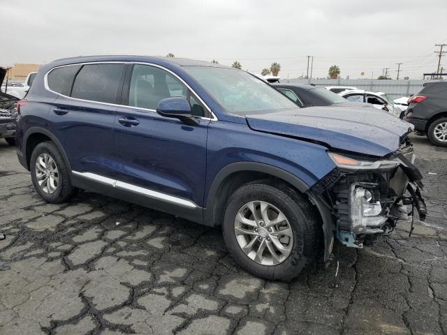 5NMS33AD3LH201138 - 2020 HYUNDAI SANTA FE SEL BLUE photo 4