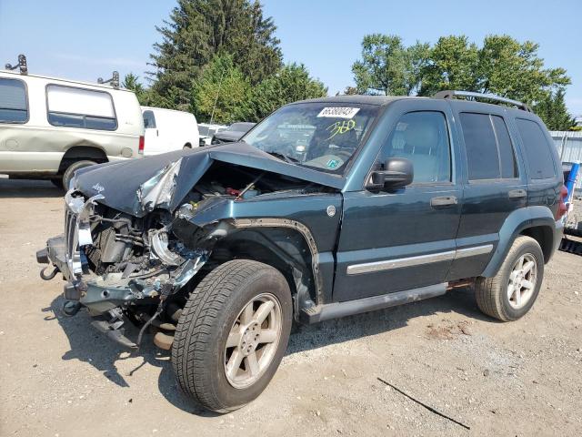 1J8GL58K55W523956 - 2005 JEEP LIBERTY LIMITED GREEN photo 1