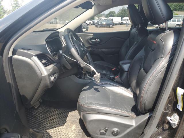 1C4PJMBS7FW502804 - 2015 JEEP CHEROKEE TRAILHAWK BLACK photo 7