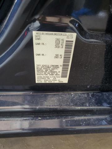 1N4BL4EV6KC176702 - 2019 NISSAN ALTIMA SL 蓝色 照片 12