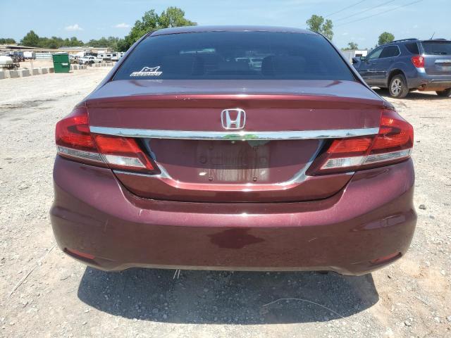 19XFB2F59EE027490 - 2014 HONDA CIVIC LX RED photo 6