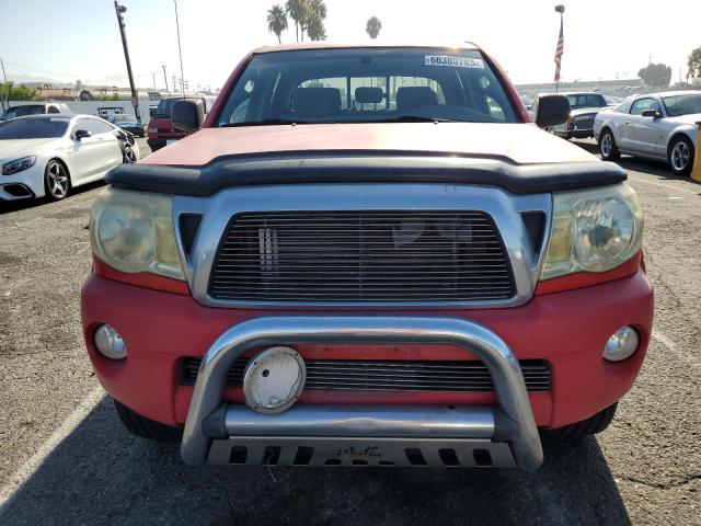 5TEKU72N35Z078973 - 2005 TOYOTA TACOMA DOUBLE CAB PRERUNNER LONG BED RED photo 5