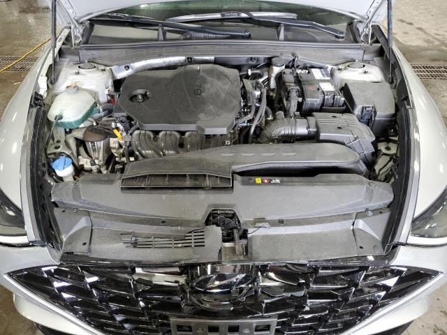 5NPEL4JA9MH075610 - 2021 HYUNDAI SONATA SEL SILVER photo 11