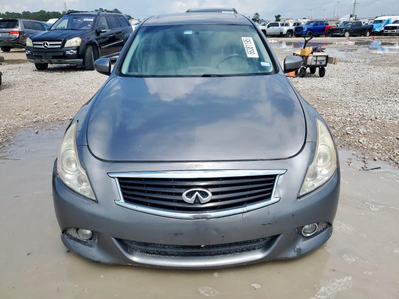 JN1CV6APXDM713826 - 2013 INFINITI G37 BASE GRAY photo 5