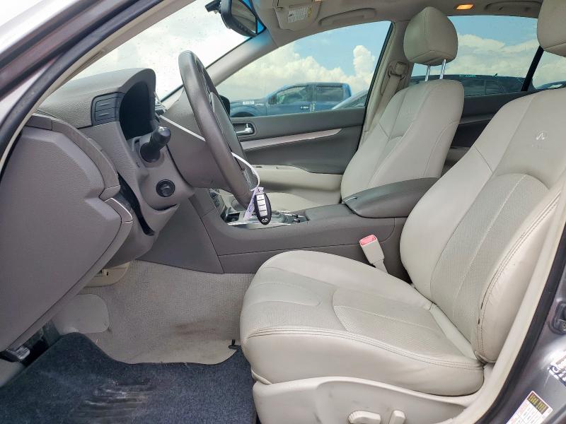 JN1CV6APXDM713826 - 2013 INFINITI G37 BASE GRAY photo 7