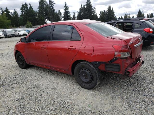 JTDBT923781271090 - 2008 TOYOTA YARIS RED photo 2