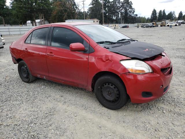 JTDBT923781271090 - 2008 TOYOTA YARIS RED photo 4