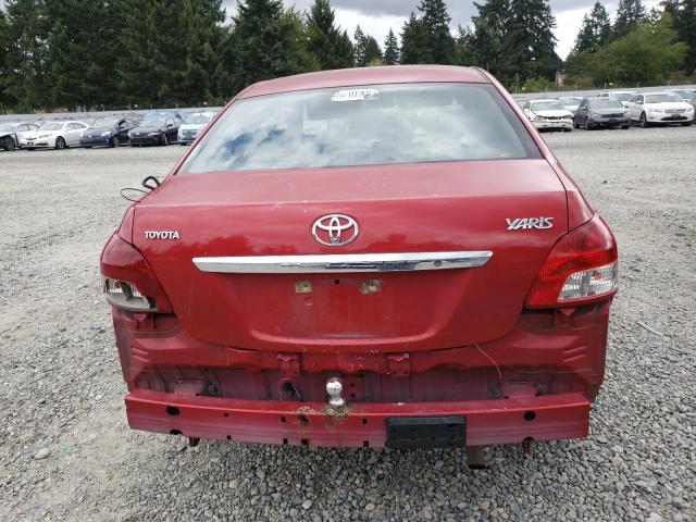 JTDBT923781271090 - 2008 TOYOTA YARIS RED photo 6