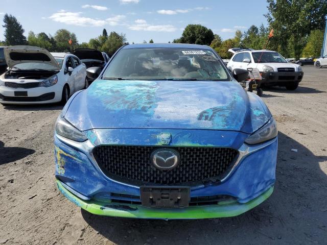 JM1GL1WY6J1315504 - 2018 MAZDA 6 GRAND TOURING RESERVE BLUE photo 5