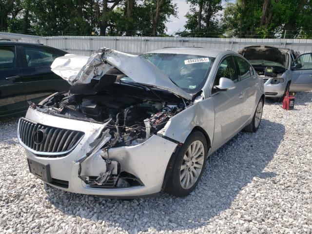 2G4GR5EK1C9124795 - 2012 BUICK REGAL 银色 照片 2