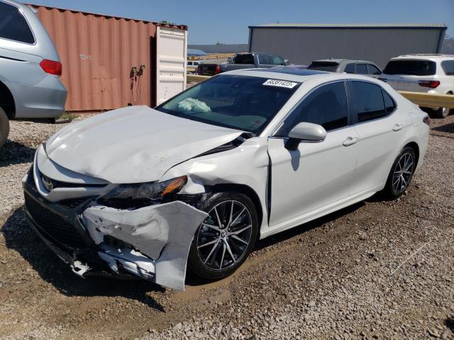 4T1T11AK0PU173189 - 2023 TOYOTA CAMRY SE NIGHT SHADE WHITE photo 1
