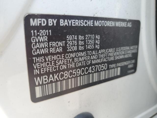 WBAKC8C59CC437050 - 2012 BMW 750 LXI WHITE photo 12