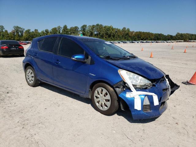 JTDKDTB37C1025305 - 2012 TOYOTA PRIUS C BLUE photo 4