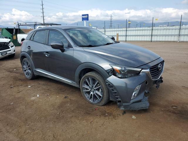 JM1DKFD70J0318272 - 2018 MAZDA CX-3 GRAND TOURING GRAY photo 4