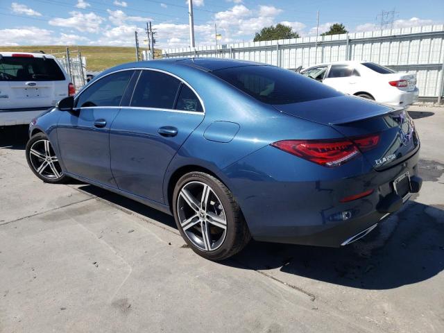 WDD5J4HB5LN070722 - 2020 MERCEDES-BENZ CLA 250 4MATIC BLUE photo 2