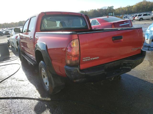 5TFJX4GN8FX044319 - 2015 TOYOTA TACOMA DOUBLE CAB PRERUNNER RED photo 3