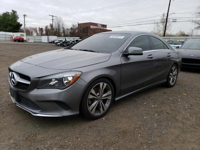 WDDSJ4GB5JN692447 - 2018 MERCEDES-BENZ CLA 250 4MATIC GRAY photo 1