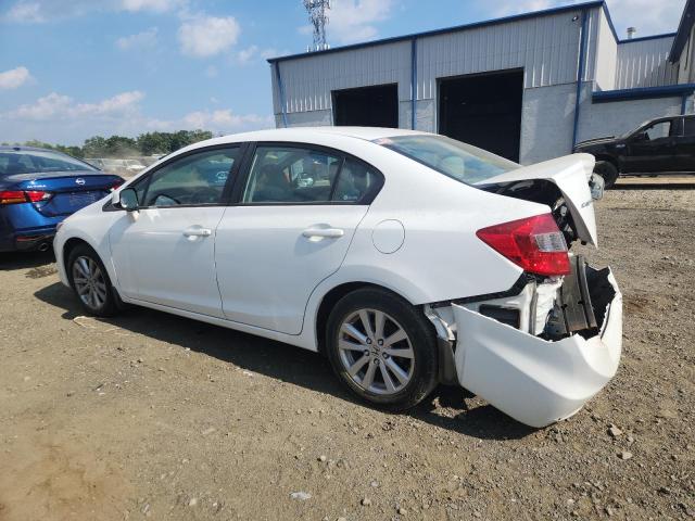2HGFB2F80CH521881 - 2012 HONDA CIVIC EX WHITE photo 2