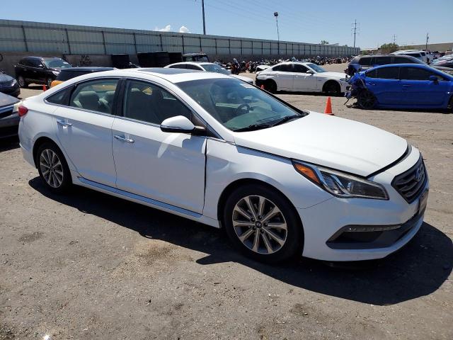 5NPE34AF8HH496896 - 2017 HYUNDAI SONATA SPORT WHITE photo 4
