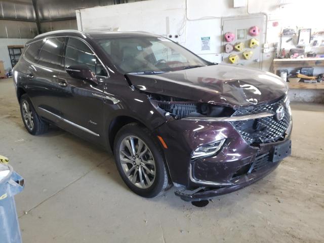 5GAEVCKW7NJ118723 - 2022 BUICK ENCLAVE AVENIR BURGUNDY photo 4