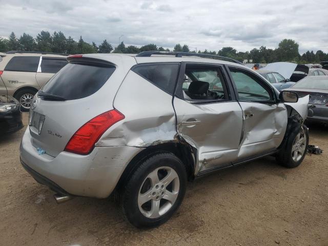 JN8AZ08W74W313234 - 2004 NISSAN MURANO SL SILVER photo 3