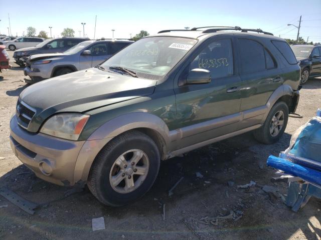 KNDJC733765589201 - 2006 KIA SORENTO EX GREEN photo 1