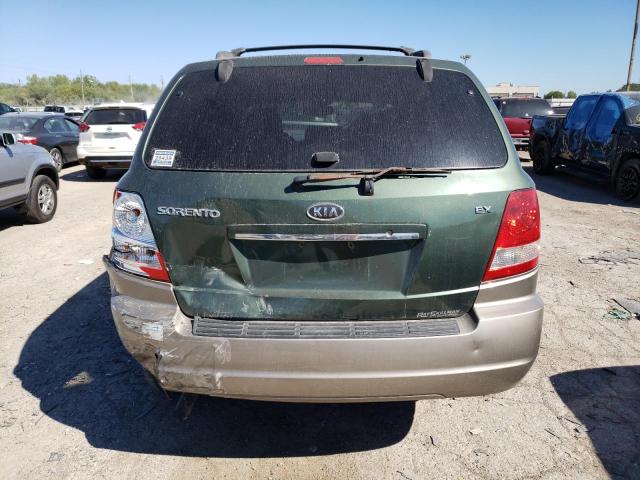 KNDJC733765589201 - 2006 KIA SORENTO EX GREEN photo 6