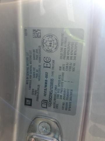 1GCHSCEN5J1230695 - 2018 CHEVROLET COLORADO LT SILVER photo 12